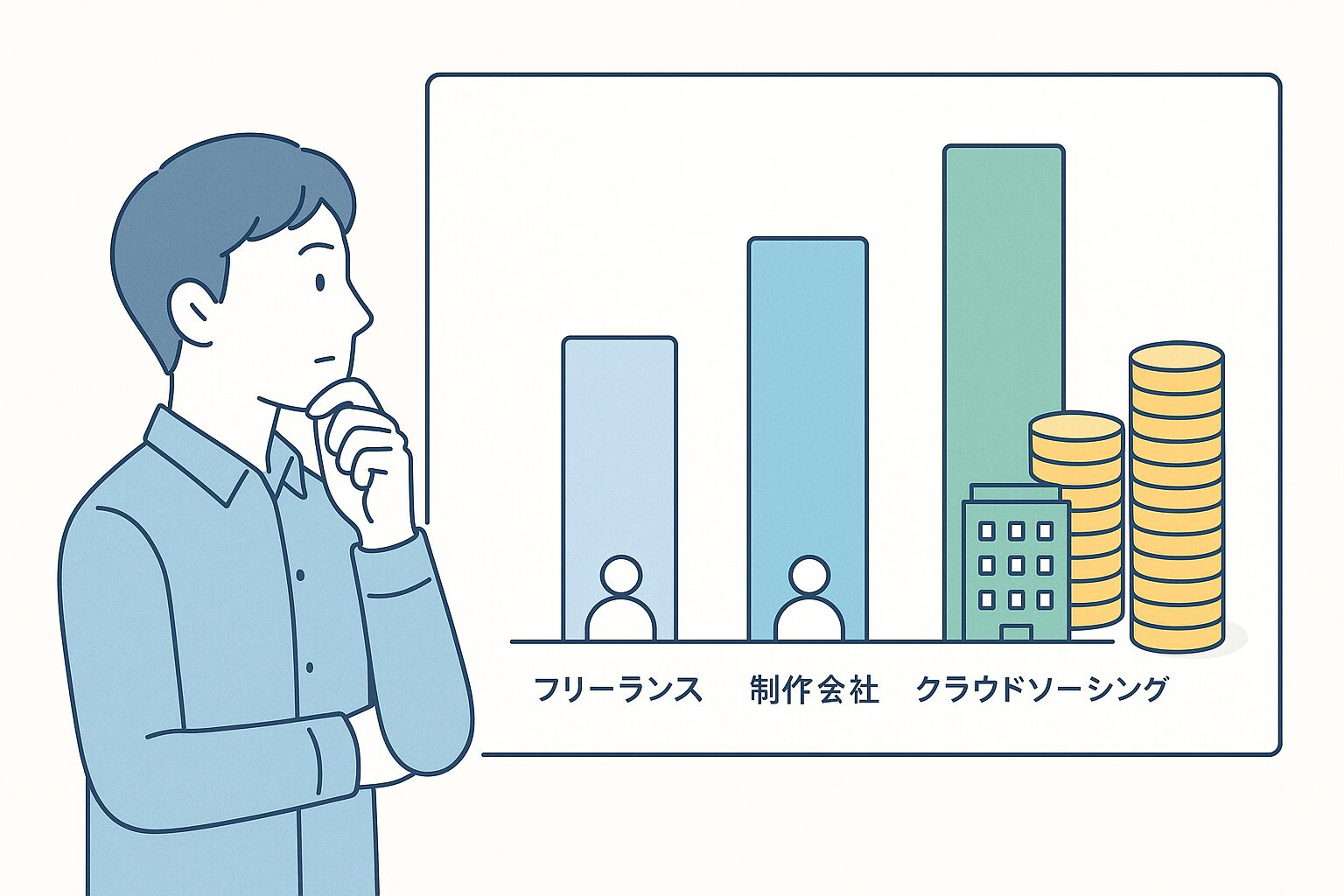 ホームページ制作の費用相場(依頼先別に比較)